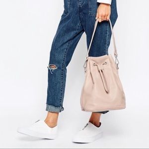 Matt n Nat Bucket bag Baby pink color